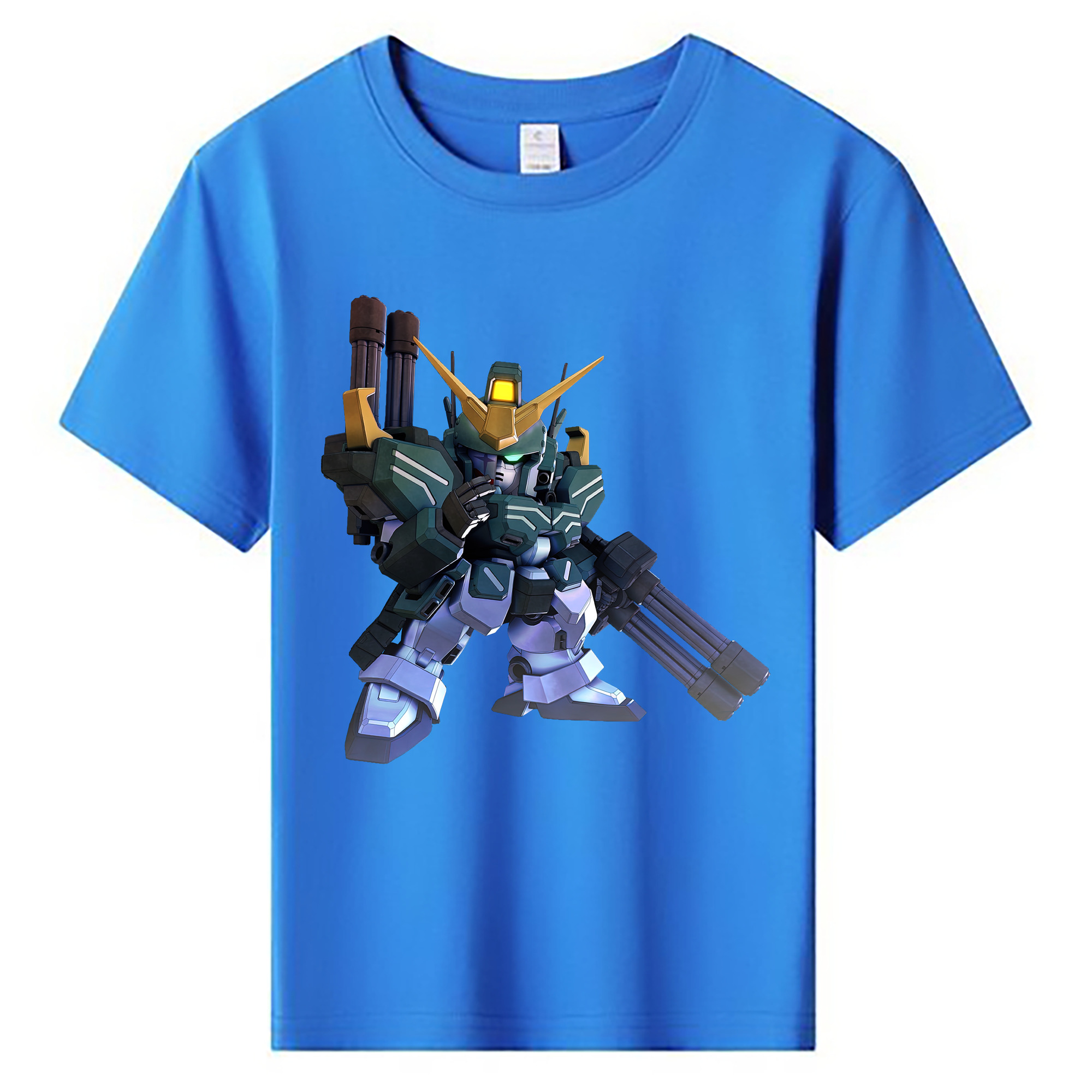 （画像用） 機動戦士ガンダム Mobile Suit Gundam 綿100％キッズTシャツ（フロントプリント）